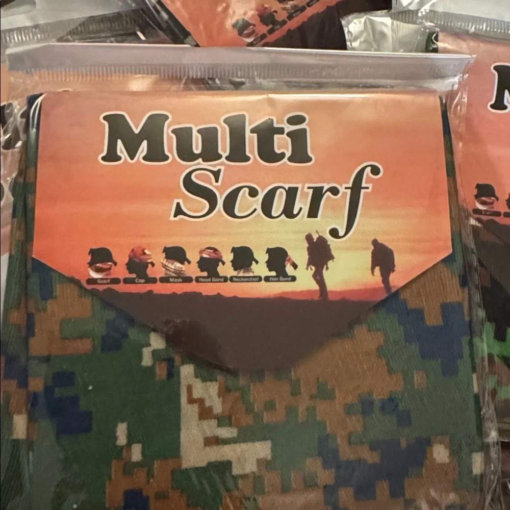Camouflage Multi Scarf price each‎ new